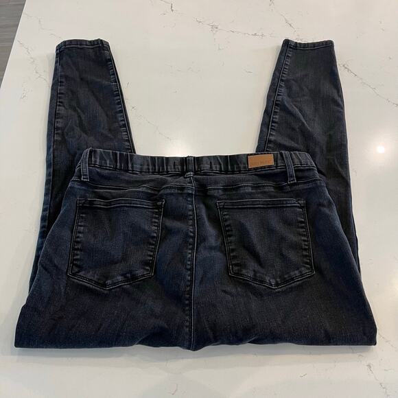 Judy Blue Black Skinny Jeans Pull on Size 15 /32 - Picture 4 of 11